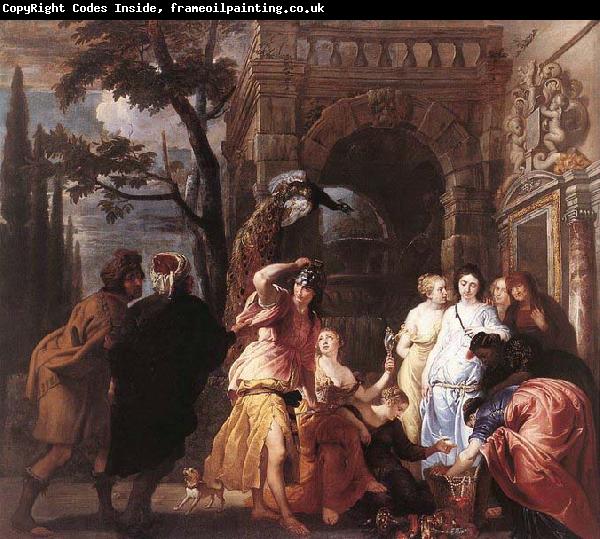 Erasmus Quellinus Achilles among the Daughters of Lycomedes